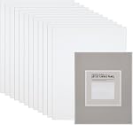 Creative Mark Cotton Canvas Panels 8x10-12 Pack - Professional Quality Fine Weave Acrylic Primed Artist Canvas Boards for Painting, Acrylics, Studios, & More