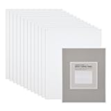 Creative Mark Cotton Canvas Panels 3x3-12 Pack - Professional Quality Fine Weave Acrylic Primed Artist Canvas Boards for Painting, Acrylics, Studios, & More