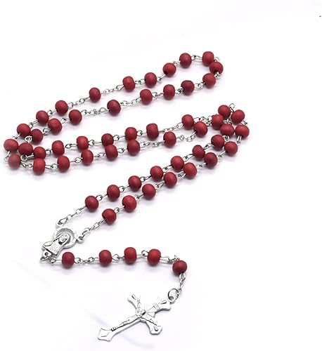 Miniatura 3 de Collar de la Virgen de Guadalupe de 24 piezas, Favor de Fiesta de Nuestra Señora de Gracia Regalos Católicos con Caja, Collar de Cuentas de Rosario