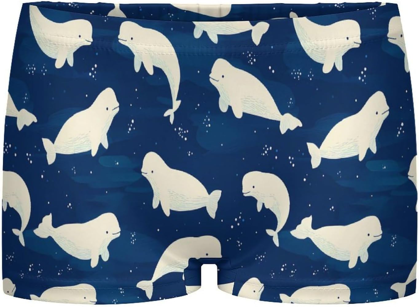 Beluga Whale Funny Women's Boxer Briefs Breathable Underpants Trunks Stretch Underwear