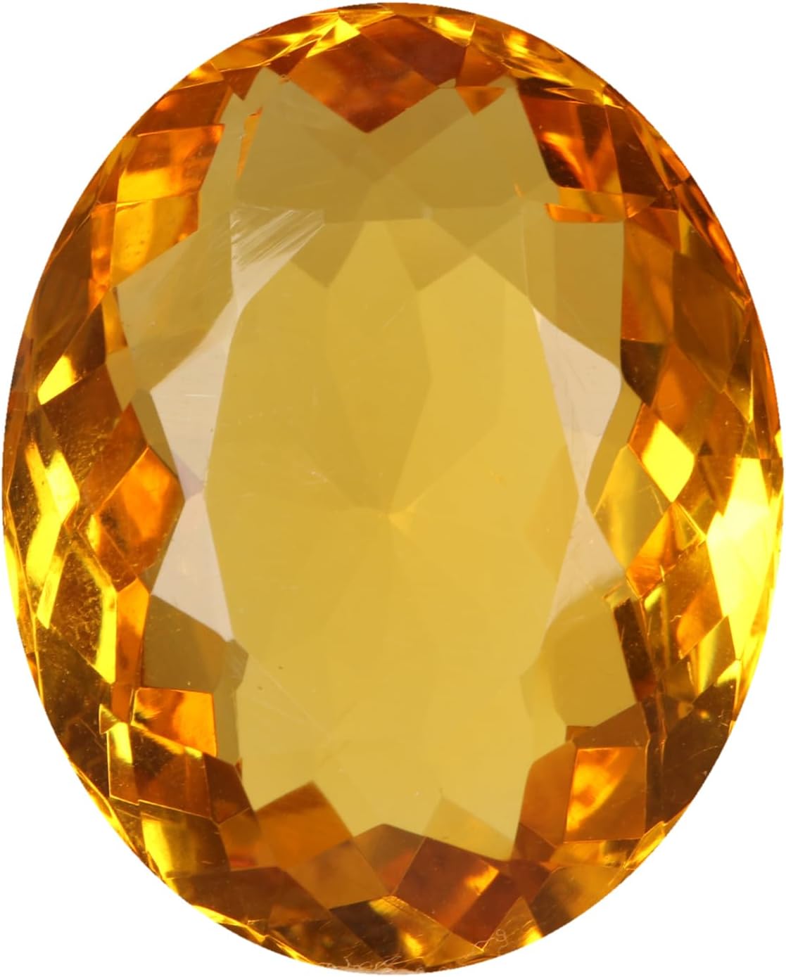 Loose Gemstones Translucent Brazilian Yellow Citrine 52.00 Carat Finest Oval Cut Yellow Citrine Loose Gemstone For Jewelry Making