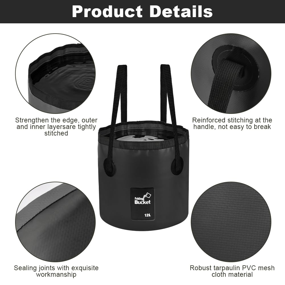 flintronic Folding Water Bucket - Image 2