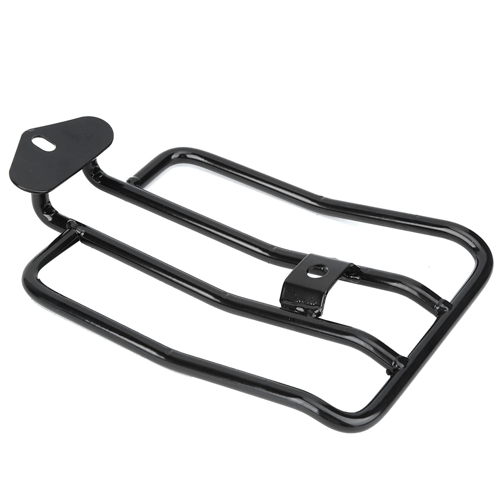 Yctze Motocyklowy bagażnik Żelazny zmodyfikowany tylny wspornik bagażnika do XL883 / 1200 X48 (czarny)