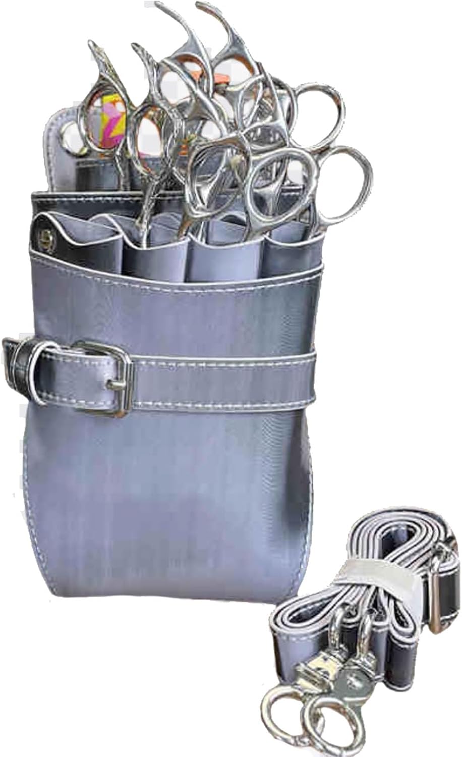 Hairstylist Scissors Bag,TPU Hairdressing Scissor Tool Belt Portable Protective Multi-Functional Hair Stylist Pouch