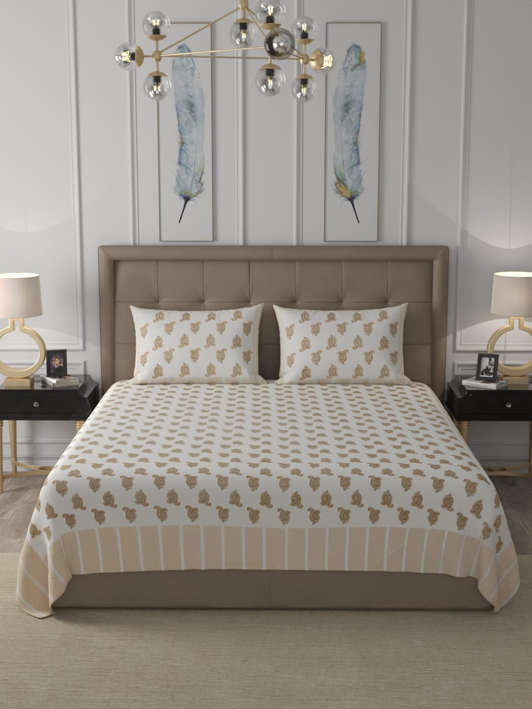 Cotton BEDSHEETS Modern Design King Size Cotton Sheets