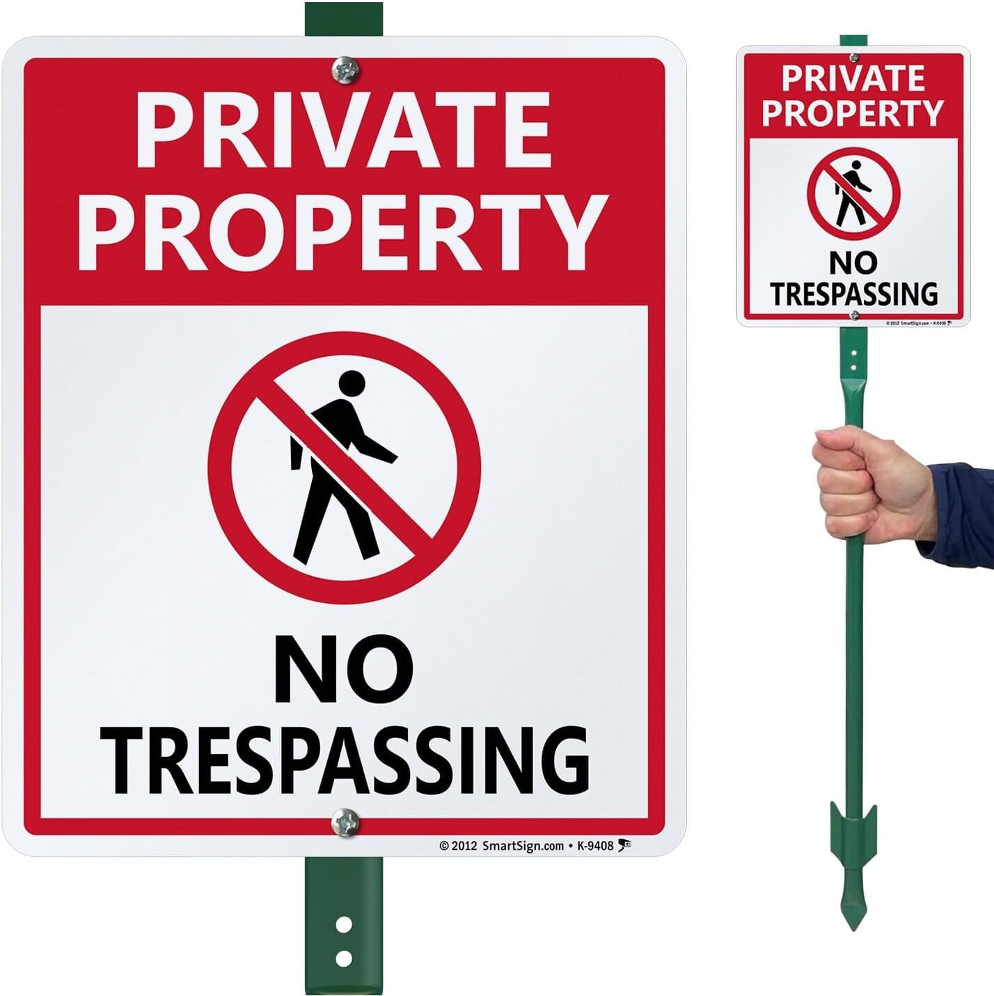 Private Property No Trespassing Sign