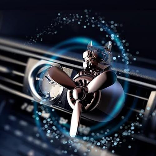 Miniatura 2 de Surakey Ambientadores de coche Pilot Automotive Outlet Fan aromaterapia para interior del automóvil, decoración de perfume para ventilación de