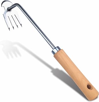 Weed Puller Garden Rake Weeding Artifact Uprooting Weeding Tool Gold