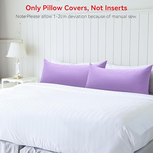 Vista 415 de Thmyo Paquete de 2 fundas de almohada cuadradas decorativas de algodón, fundas de almohada de sublimación en blanco, fundas de cojín blancas