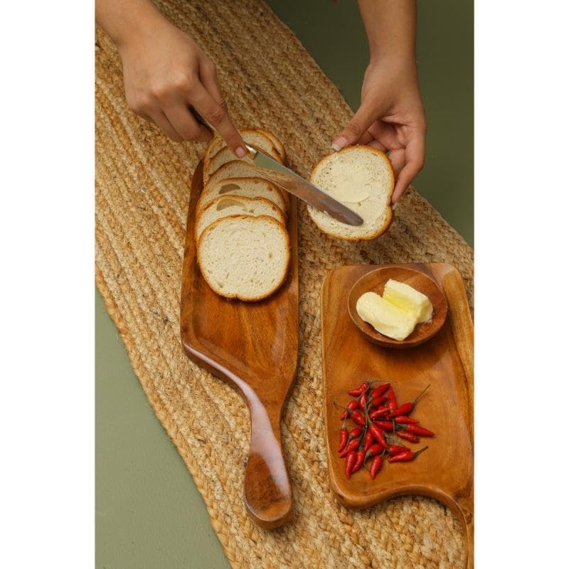 Chemin de table jute naturelle tressée écologique rectangle 33 x 122 cm