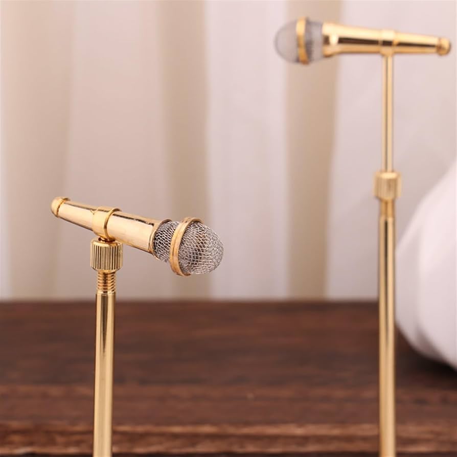 ユニペックスTEICHIKU VM-308 ゴールドマイクロフォンスタンド