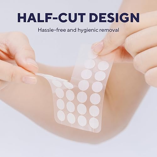 Miniatura 7 de caraseoul Parches de espinillas durante la noche, más grueso y extra adherencia, parche hidrocoloide para acné de 2 tamaños para acné y manchas,