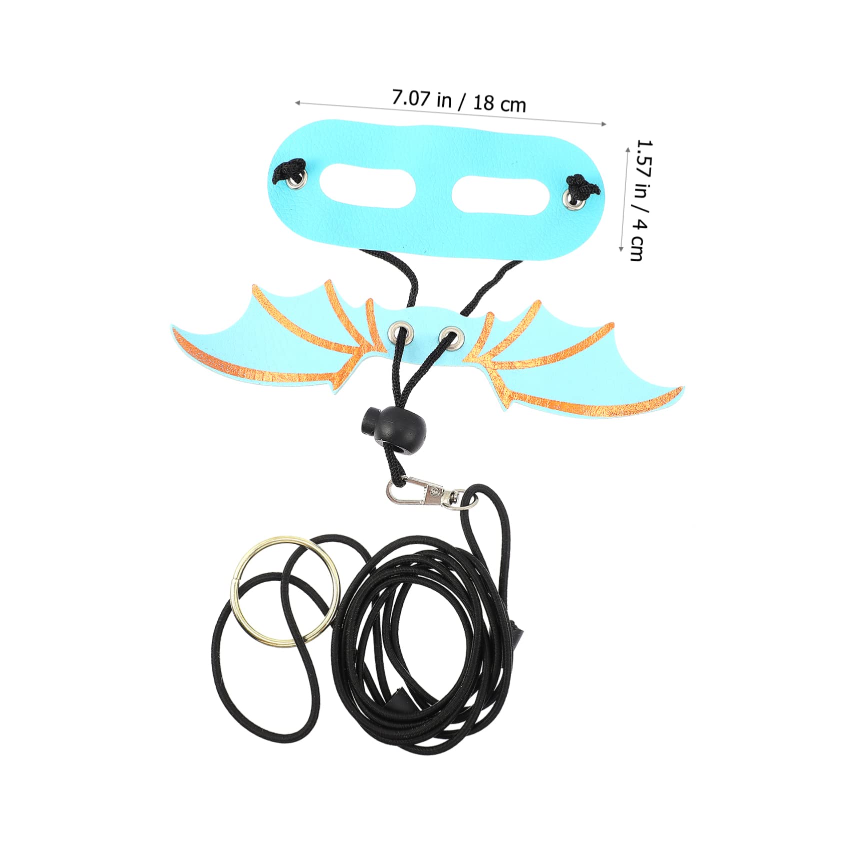 Mikikit 5Pcs Adjustable Lizard Wing Harness Leash for Reptiles Design for for Geckos and Lizards Enhances Walks and Playtime