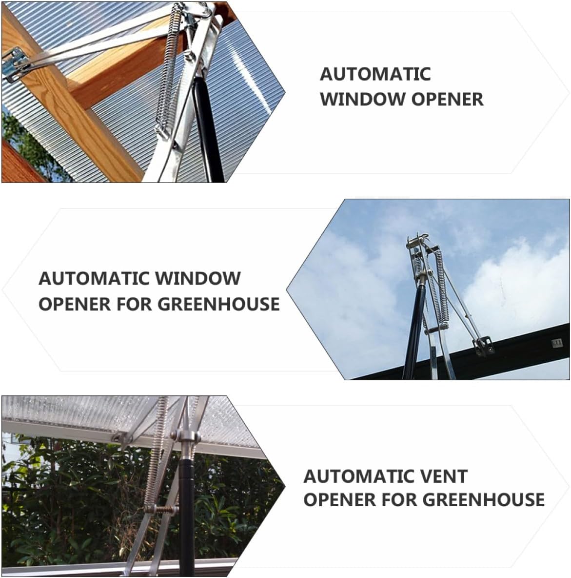 Greenhouse Indoor Ventilation Kit Automatic Window Opener Greenhouse Automatic Window Opener Quality Galvanized