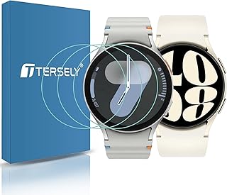 T Tersely (3 Pack) 9H Hardness Tempered Glass Screen Protector for Samsung Galaxy Watch 4-44MM, Screen Protector Film Guard for Samsung Galaxy Watch 4-44MM