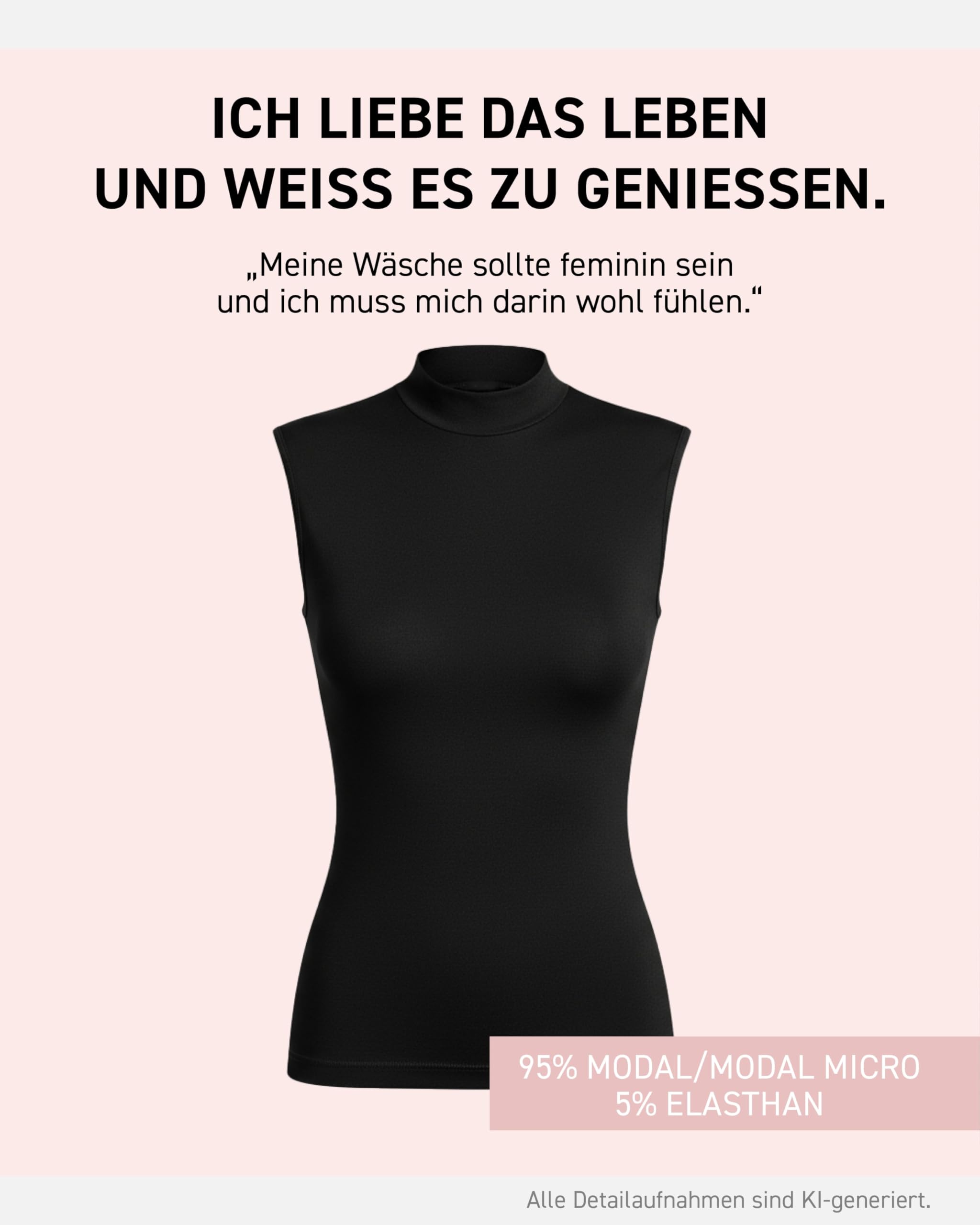 Pompadour Damen Tank Top 3er Pack