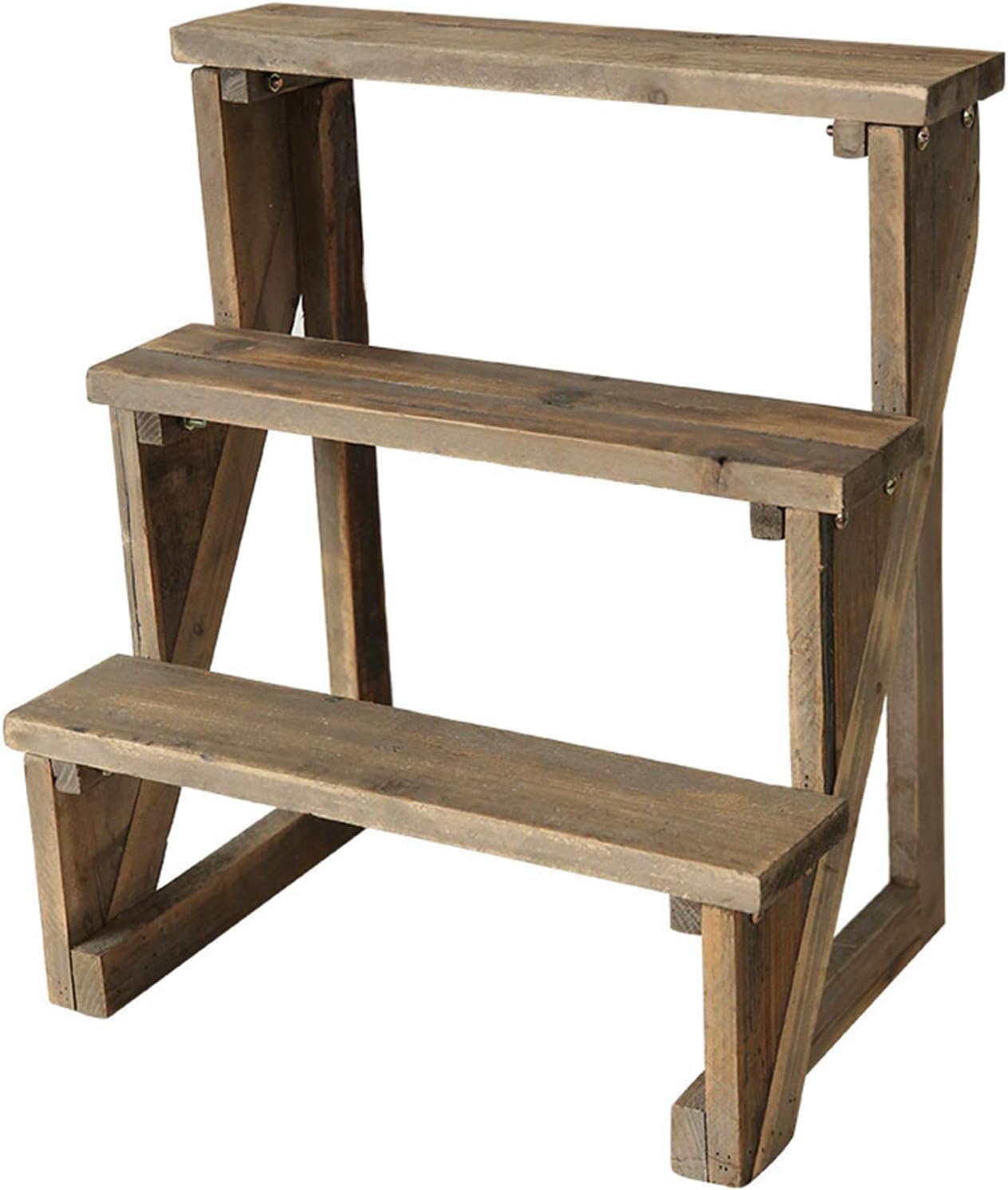 Porte-plante 3 niveaux pour aménager un coin nature sur votre balcon ou patio