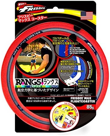 （02:00時点） ラングスジャパン(RANGS) フリスビー マックスコースター レッド 直径25.4cm