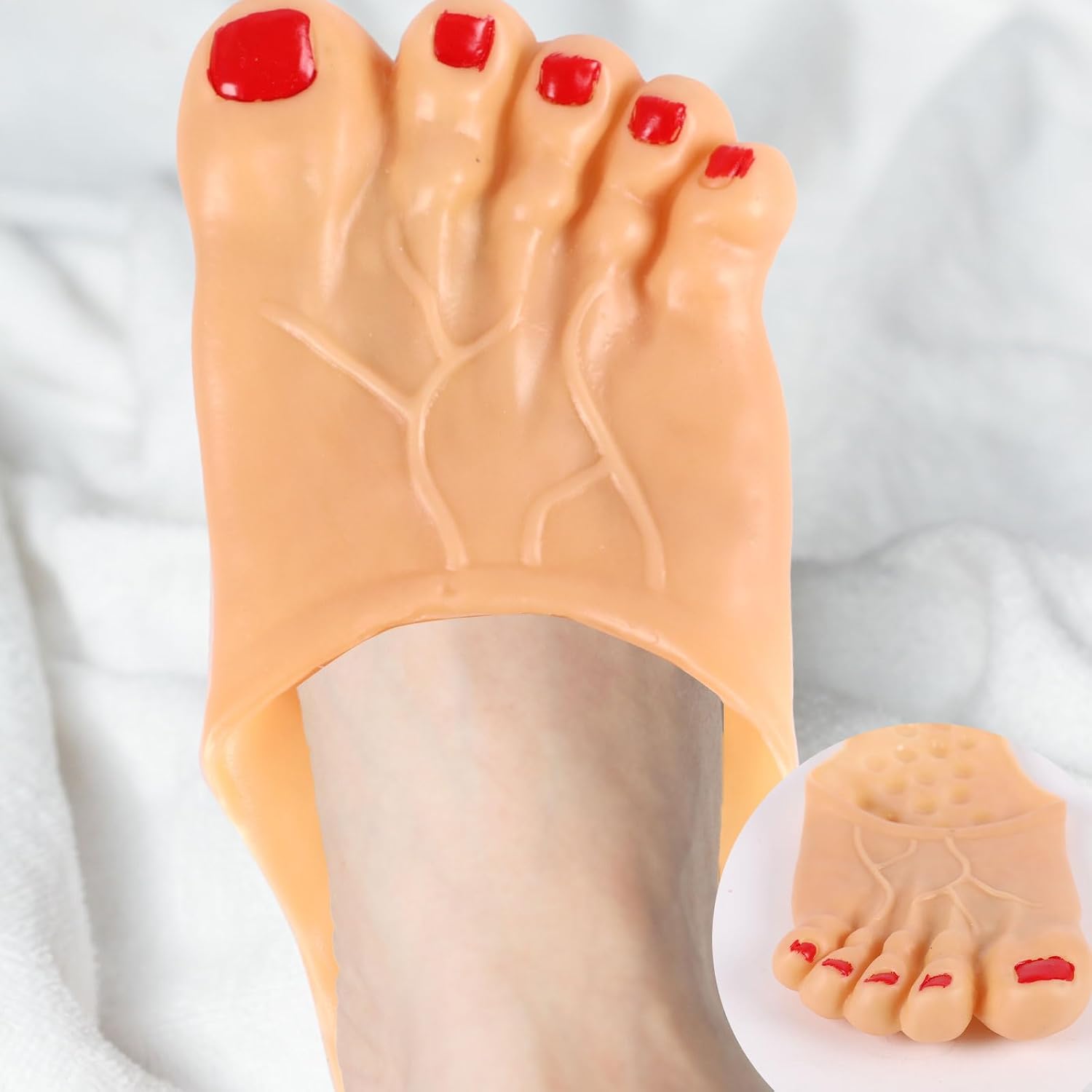 Jumbo Bare Feet Monster Feet Slippers,Halloween Cosplay Costume Props