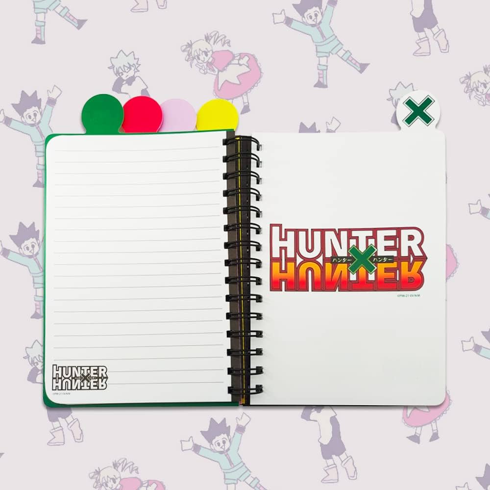 HUNTER×HUNTER JUST FUNKY Hunter X Hunter Spiral Bound Notebook | 6 Inches
