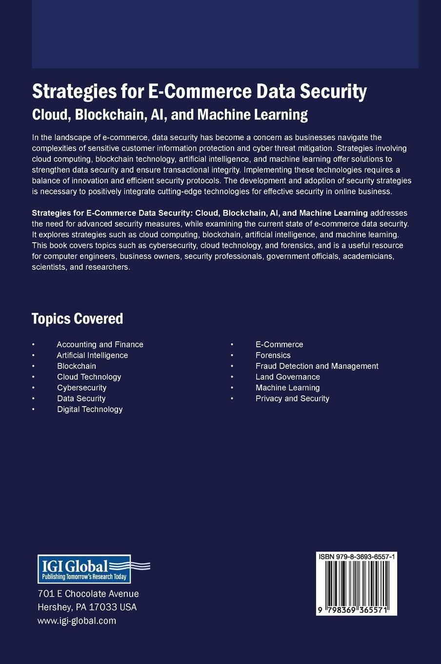Strategies for E-Commerce Data Security: Cloud, Blockchain, AI, and Machine Learning