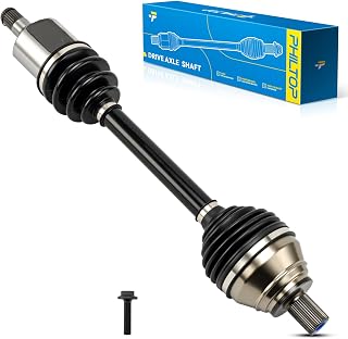 PHILTOP Front Left CV Axle Shaft Assembly for Tiguan, Q3 Quattro, Tiguan
