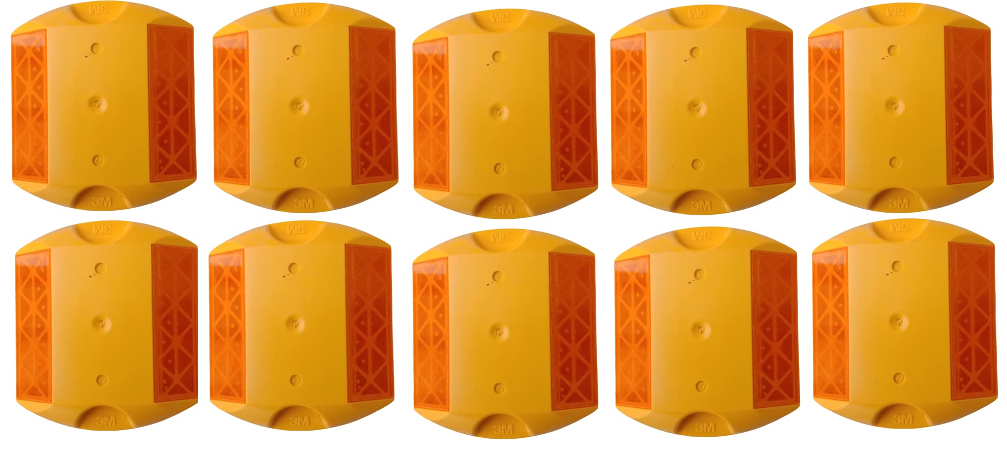 Buy K T I® 3M Yellow Body with Yellow Reflectors Road Stud