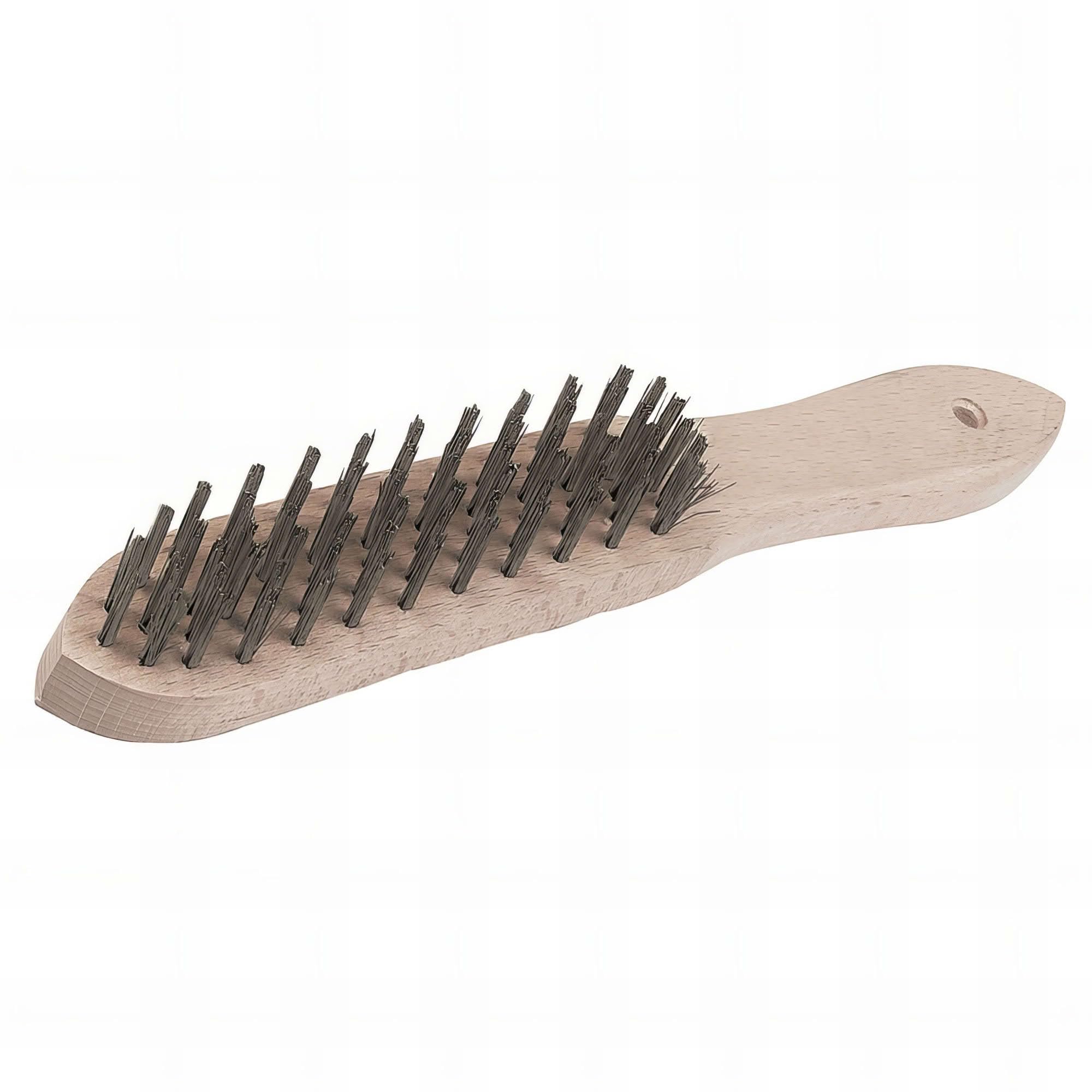 Silverline Gold Heavy Duty Wire Brush 4 Row (Pb15)