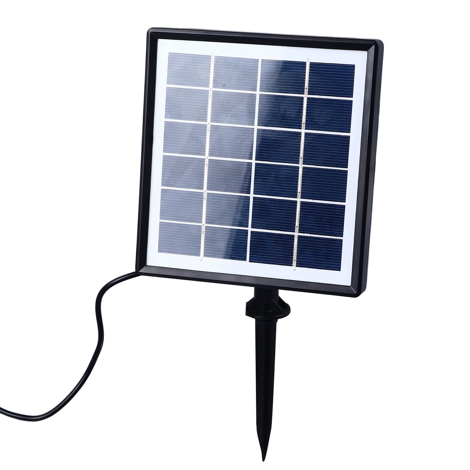 Pompe à oxygène à énergie Solaire avec Batterie de Secours de 2 200 mAh – Aérateur résistant aux intempéries pour étangs à Poissons, Aquariums, Culture hydroponique et pêche en