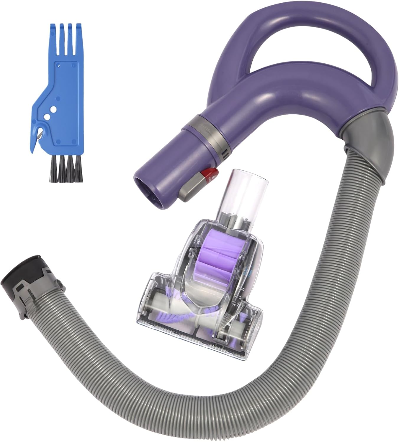 Upgraded Replacement Hose Handle Pet Hair Power Brush Tool Attachment for Shark Navigator Lift Away NV360 NV350 NV351 NV352 NV355 NV356 NV357 NV358 NV370 UV541 NV390 NV391 NV392 CU520 113FFJ Purple