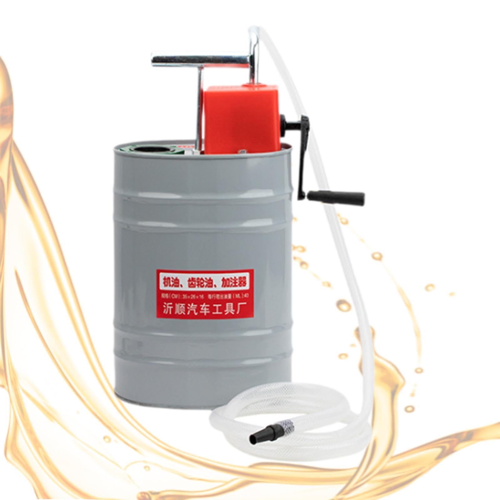 Sistema manual de llenado de aceite de manivela 10L para uso automotriz, A