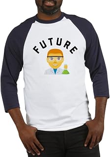 CafePress Future Scientist Emoji Baseball Tee Baseball Shirt
