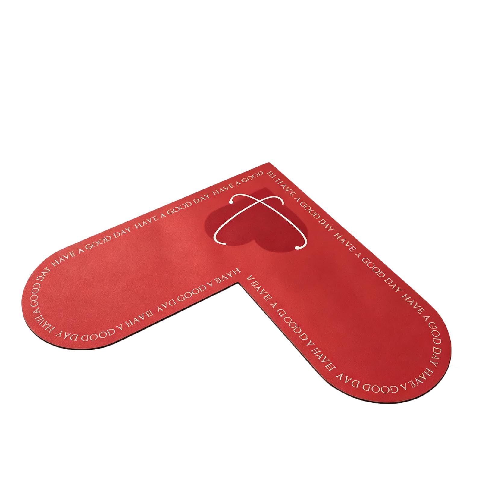 Generico Tappeto da Bagno a Forma L,Assorbente Acqua,Antiscivolo E Facile da Pulire,G,120x120cm(47x47inch) | Morbido Impermeabile, Spessore 3,5 mm (0,137 in)