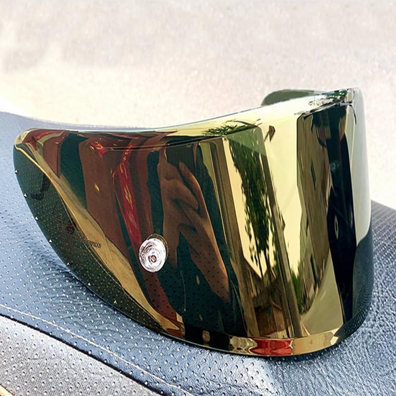 Visière de casque pour Shoei CWR-1 X14 et Z7 couleur or brillant