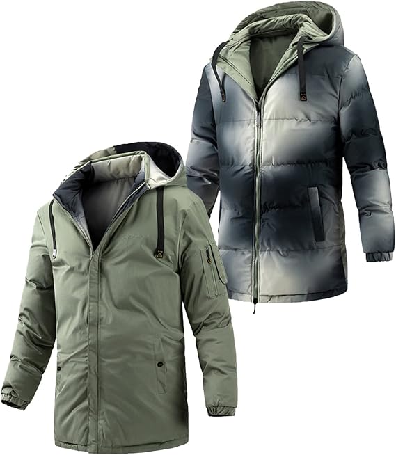 Amazon Sonyydso メンズカジュアル おしゃれ冬服 防寒着 秋冬人気アウター 分厚いジャケット 防風暖かい綿の服 無地ブルゾン アウトドア 作業通勤通学 コート ジャケット 通販