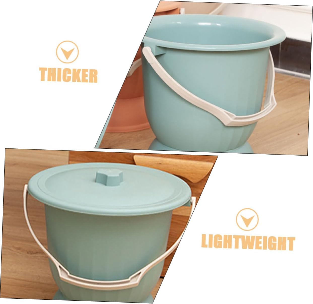 Unisex Outdoor Camping Urinal Potty Pot for Adults Portable Emergency Toilet Non-Skid Odor Spittoon
