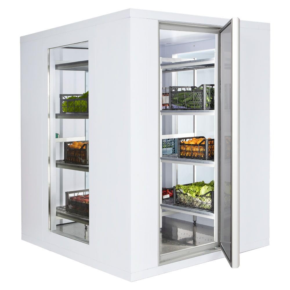 GGM Gastro | KF2112#3GP9 | Kühlzelle - 2100x1200mm - 3,7m³ - mit 3 Glasseiten