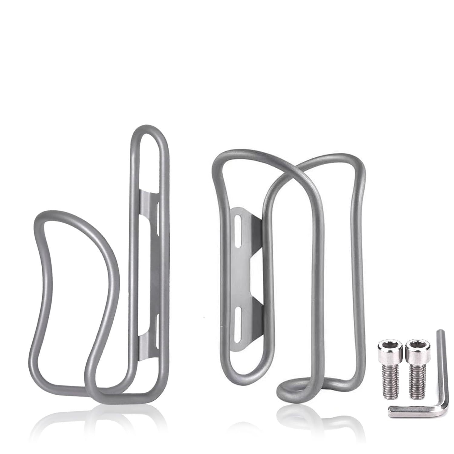 Titanium Bike Water Bottle Cage 2-Pack(Mixed 2Pack) — image 1