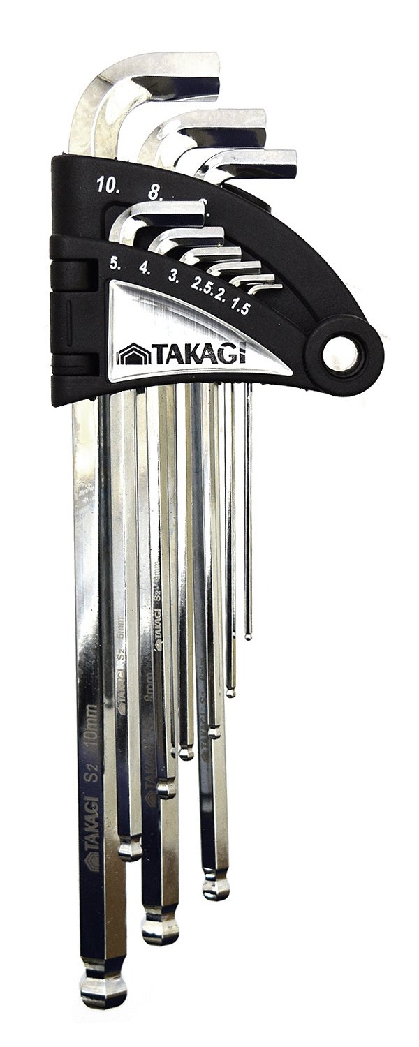 Amazon | 髙儀(Takagi) スタビー ボールポイント 六角棒レンチ グレー