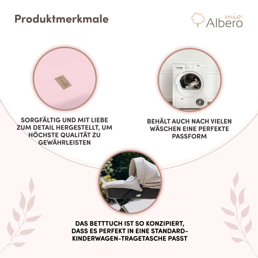 Prześcieradło z gumką do wózka dziecięcego, 2 sztuki, rozmiar 80 x 35 cm, prześcieradło dziecięce, 100% muślinu bawełnianego, lniane prześcieradło, brudny róż