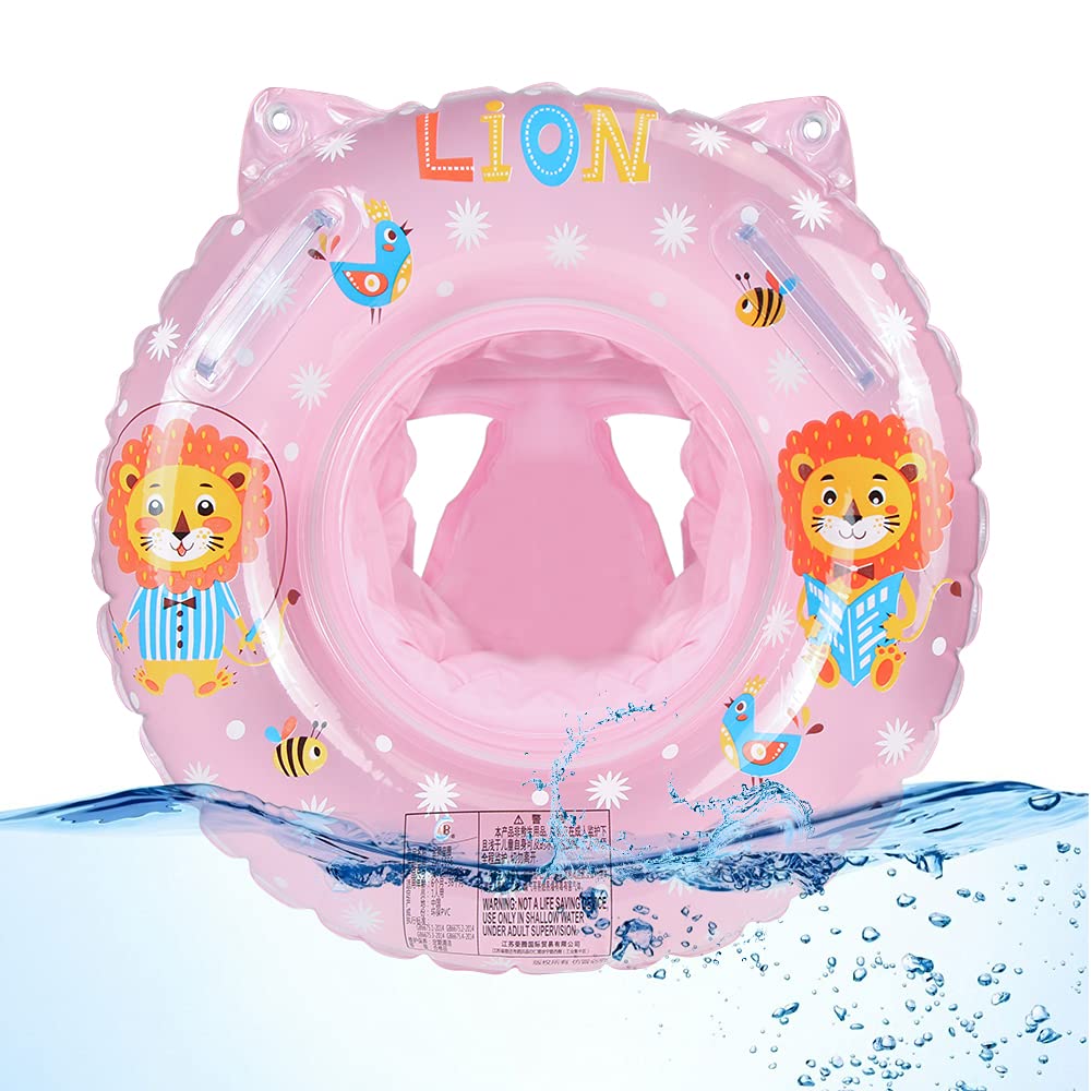 Anillo de Natación Bebe, Lindo Patrón Natación Inflable Flotador de Piscina Juguetes de Desarrollo de Natación en Agua para Bebé 6-36 Meses