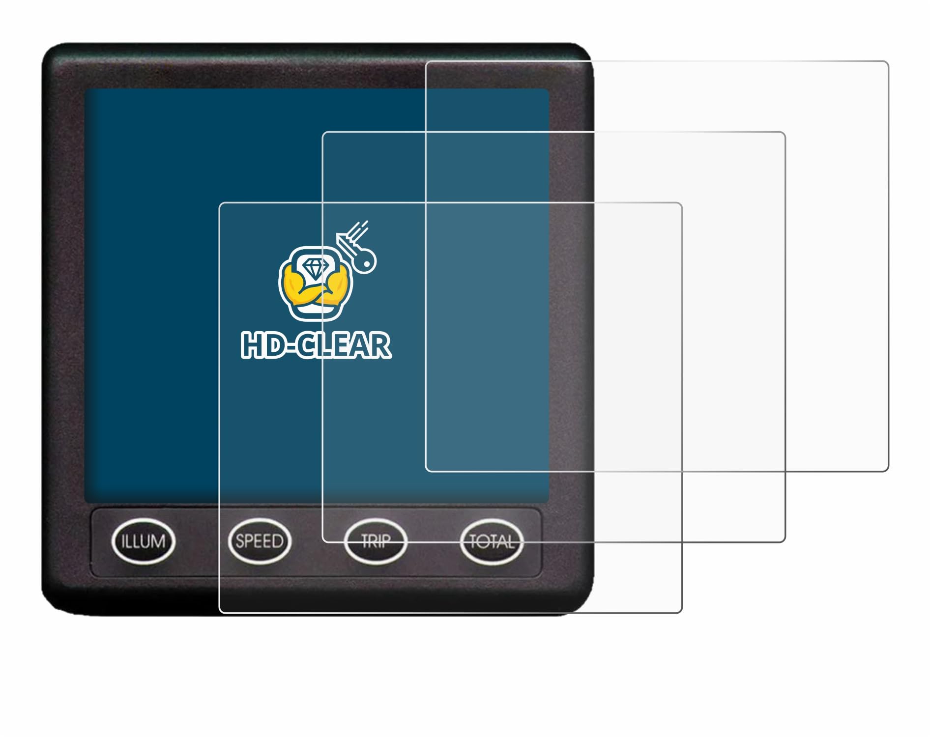 brotect Screen Protector Compatible with NASA Marine Instruments Clipper Duet System (6 Pack) - HD-Clear Protection Film