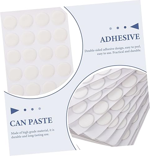 Miniatura 3 de Hemoton 300pcs Double Sided Tape Double Sided Duct Tape Sticker Paper Matte Circle Dot Stickers Clear Dot Stickers Circle Dot Labels Removable