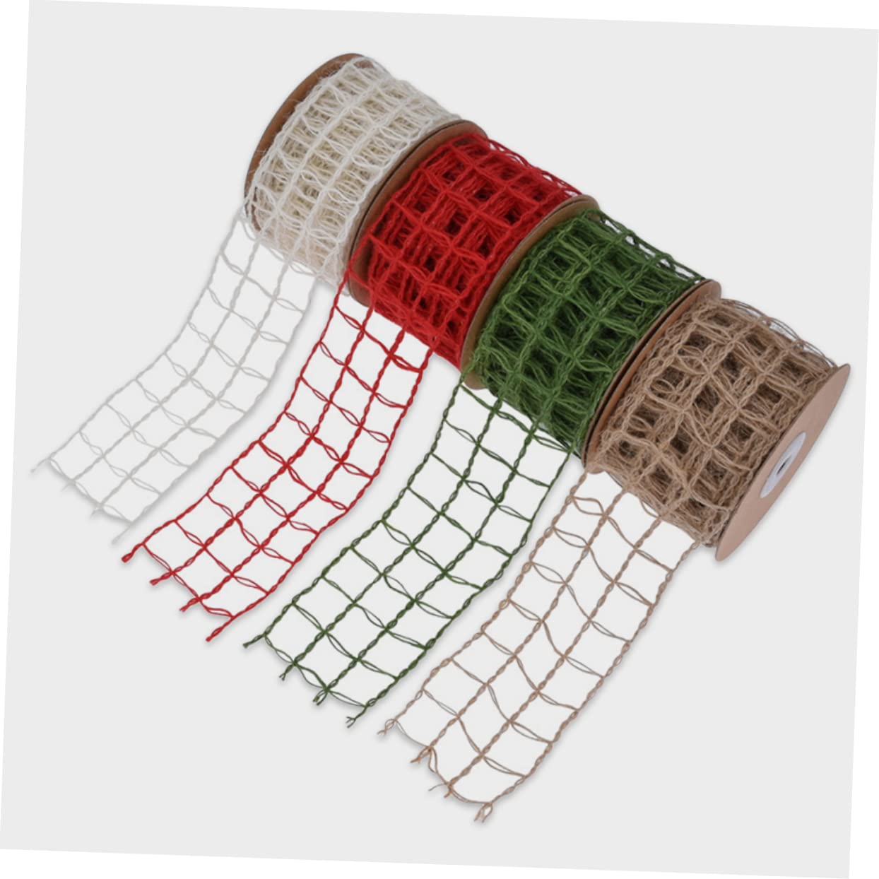 SEWACC 5stücke Weihnachtsdekoband Aus Jute Für -geschenkverpackungen Lagig Strängig Aus Robustem Flachs Für Kreative Bastelprojekte Festliche Anlässe Und Gartenarbeiten