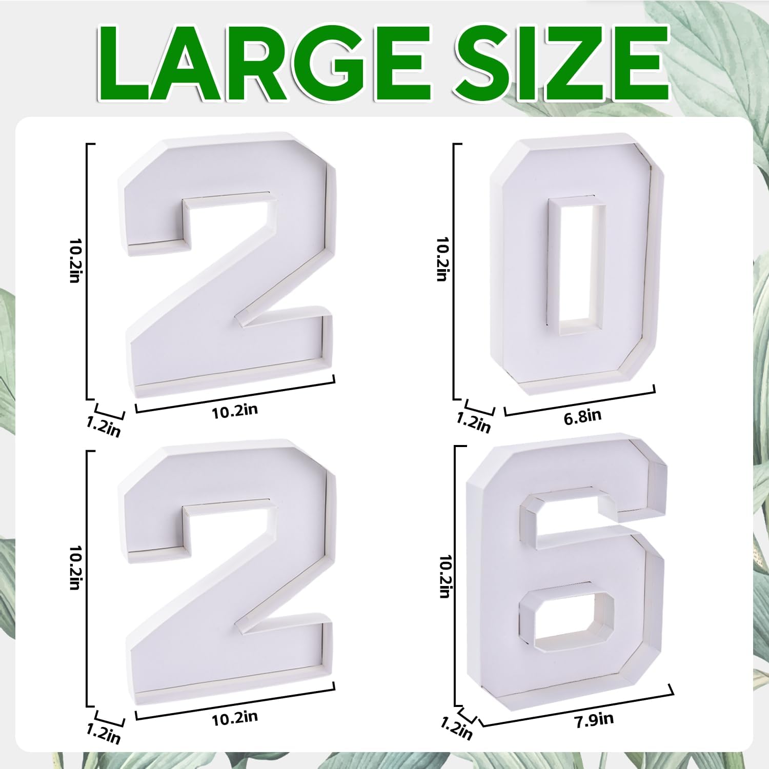 2026 Set Cardboard Number for Charcuterie 10.2'' Fillable Tray Charcuterie Paper Box for Graduation Anniversary Birthday New Year Party Decorations Chocolate Cookies Goodie Cupcake Box