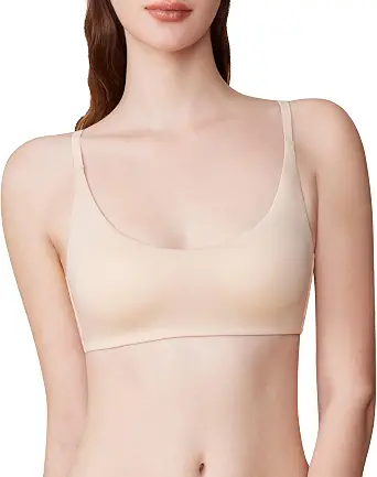 Organic Cotton Wireless Scoop Neck T-Shirt Bra for Women