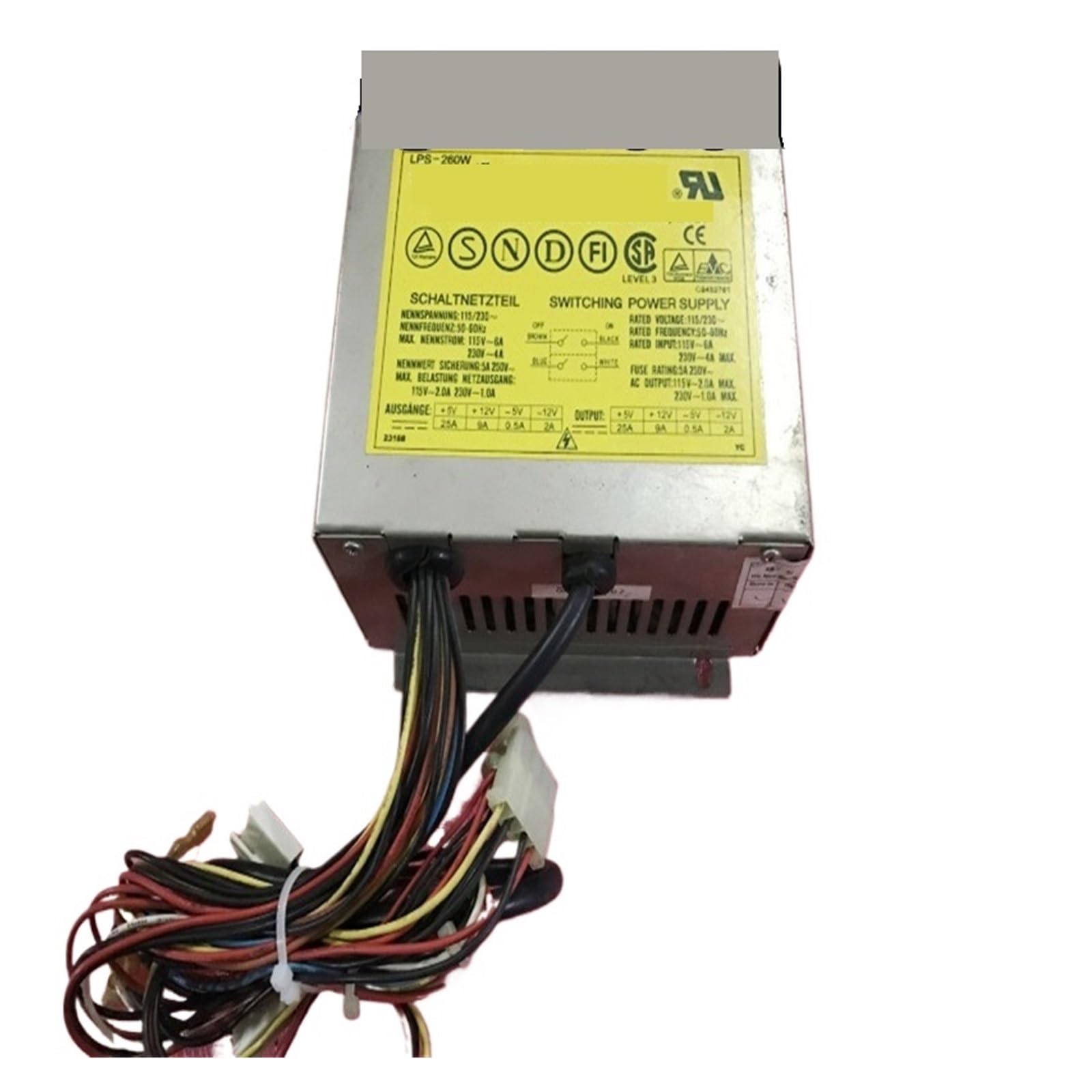 SWEWDSQG Power Supply 260W LPS-260W
