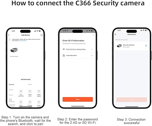 Miniatura 9 de Cámara WiFi 2.4G5G para seguridad en el hogar con paneles solares dobles, cámara de seguridad solar 2K inalámbrica para exteriores, visión nocturna