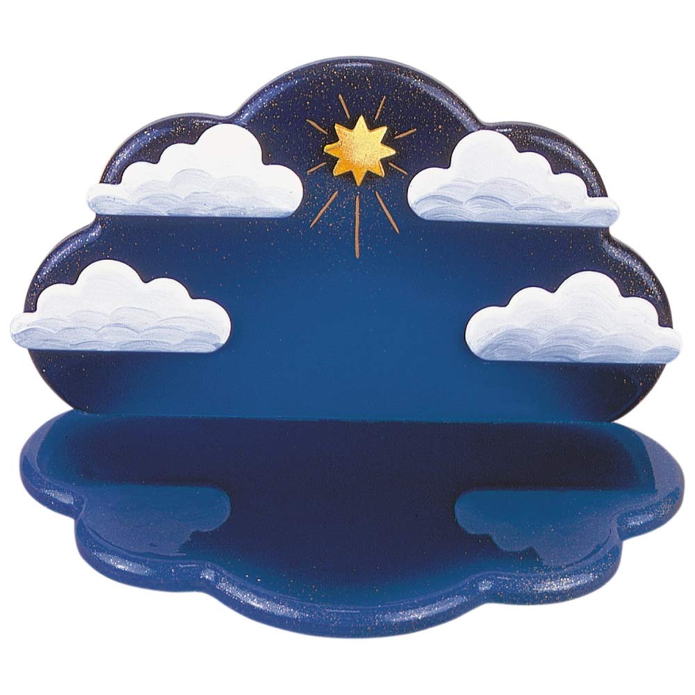 Ange Nuage 5-stufig Ombragé Et Peint à la Main pour 60 B ´/ T
