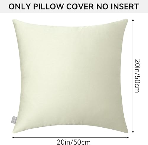 Vista 316 de Thmyo Paquete de 2 fundas de almohada cuadradas decorativas de algodón, fundas de almohada de sublimación en blanco, fundas de cojín blancas